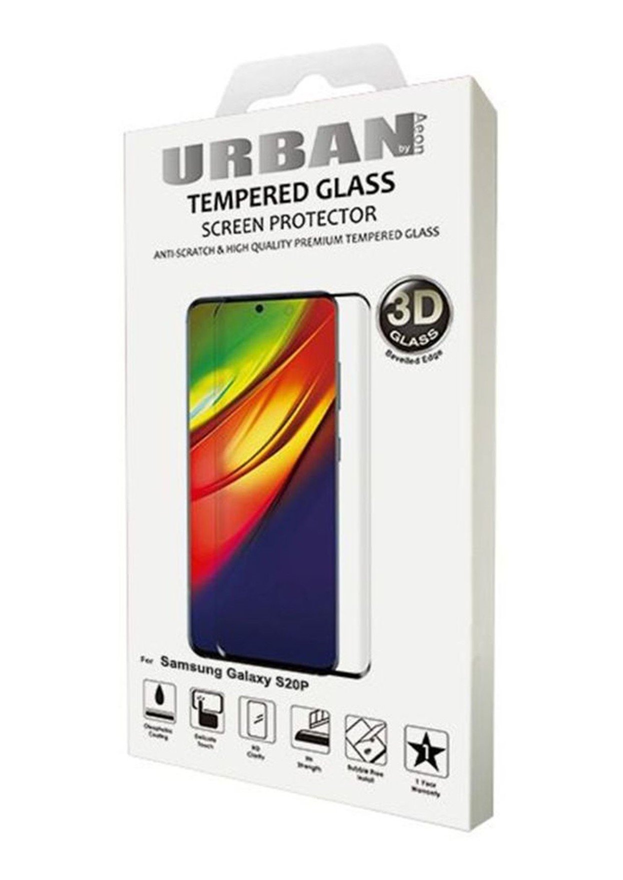 Urban Glass Scr Pro S20+ Black
