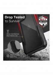Raptic Shield iP12 Pro Max (6.7) BK/RD G