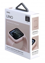 UNIQ Lino Case Apple Watch 44mm Pink